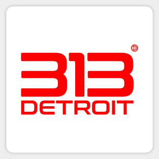 313 Detroit Sticker